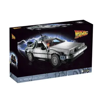Совместимый 10300 Back to the Future Time Machine DeLorean DMC-12 Строительные блоки, конструкторы, игрушки для детей, подарки