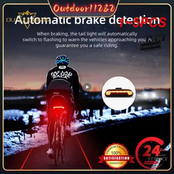 1 ~ 5ШТ Задний фонарь велосипеда Беспроводной пульт дистанционного управления Поворотным освещением MTB Smart Brake Задний фонарь велосипеда Сигнальная лампа ночного велоспорта