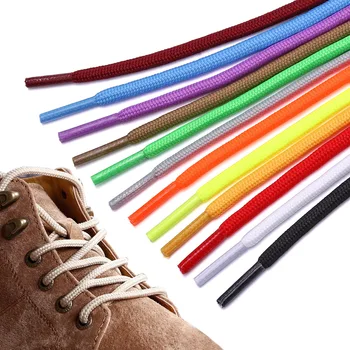 1 пара круглых шнурков, Разноцветные походные кроссовки, шнурки для обуви, шнурки для обуви, подходит для любой обуви, шнурки для модных спортивных ботинок, шнурки для обуви 5 мм