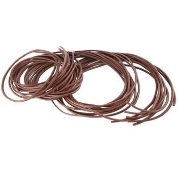 10 шт. Плоская кожаная лента для плетения шнура 0,5 мм для ремня швейной машины Espresso