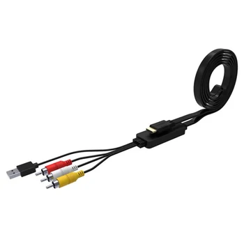 1080P HDMI-3 RCA AV аудио-видео Кабель Конвертер Кабель-адаптер для системы NTSC/PAL с USB-зарядкой для игрового плеера HD TV Box