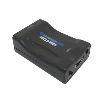 1080P SCART в HDMI-совместимый видео-аудио высококлассный конвертер Адаптер для HDTV Sky Box STB штекер для HD TV, совместимый с DVD