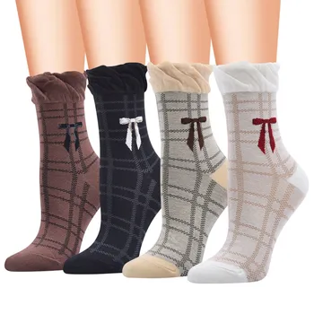 12 Пар женских носков из хлопка с рисунком Каваи, Удобные нескользящие носки с милым принтом, Забавные красочные Спортивные Рождественские носки для бега