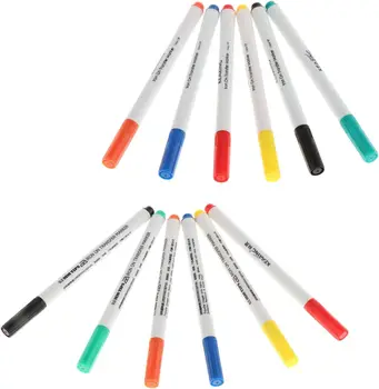 12 шт. Сублимационные маркеры, ручки для раскрашивания, неплавящиеся чернила, ручка для силуэтной резки, теплопередача, 0,5 мм 1,0 мм