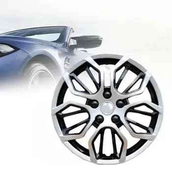 15-дюймовый универсальный чехол для автомобильного колеса Серебристо-черный Чехол для колеса Запчасти для колес Модификация автомобиля Car F5I2