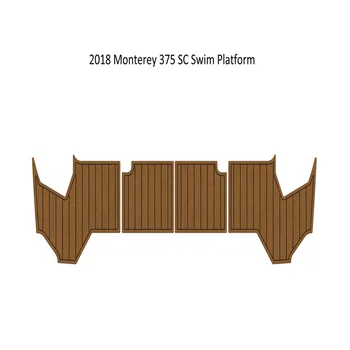 2018 Monterey 375 SC Swim Platfrom Step Pad Лодка Из пены EVA С Подкладкой Из Искусственного Тика Для Настила Палубы Самоклеящийся Стиль SeaDek Gatorstep