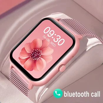 2023 Новый Вызов Смарт-Часы Женские Смарт-Часы С Пользовательским Циферблатом Для Xiaomi Водонепроницаемые Bluetooth Музыкальные Часы Полный Сенсорный Браслет Часы