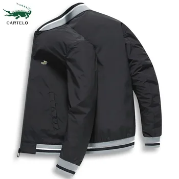 2023 осенняя куртка мужская бейсбольная одежда темперамент молодых мужчин универсальное повседневное пальто осенняя деловая мужская одежда