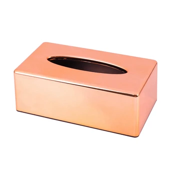 3X Подставка для бумаги Элегантный Автомобиль из Королевского Розового Золота, Прямоугольная коробка для салфеток, контейнер для салфеток, держатель для салфеток
