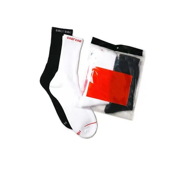4 Пары однотонных хлопчатобумажных носков-трубочек, мужской комплект носков, универсальные черно-белые спортивные длинные носки Tide Street Wear