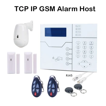 433 МГц/868 МГц Фокус ST-VGT TCP IP 4G GSM Сигнализация Английский Французский Голос 100 дБ RJ45 Кабель Ethernet Порт Датчик Двери PIR Датчик Движения