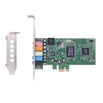 5.1-канальная звуковая карта PCIE для обеспечения максимального объема звука