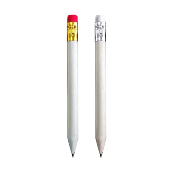 50шт Половинка карандаша для гольфа, ручка для душа ребенка, деревянный Мини-карандаш для письма, маленький карандаш D5QC
