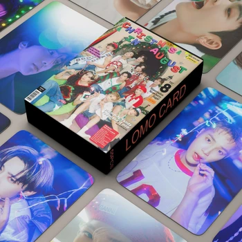 55 шт./компл. Kpop THE BOYZ Lomo Cards PHANTASY Новый Альбом Фотокарточек Блеск ДЛЯ ГУБ Фотокарточка Открытка для Коллекции Фанатов
