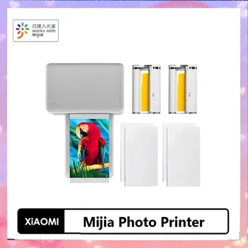 6-дюймовый фотопринтер Xiaomi Mijia Сублимационный, точно восстанавливающий истинный цвет, портативный принтер с несколькими беспроводными пультами дистанционного управления.