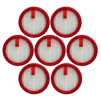 7 ШТ. Фильтр Красный Хлопчатобумажный фильтр из микроволокна HEPA-фильтр Хлопок для беспроводного пылесоса Puppyoo T10 Pro