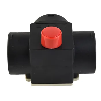 75 мм Черный Совершенно Новый Высококачественный Пластиковый регулирующий клапан Клапан с Т-образным отводом