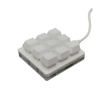 9-клавишная мини-механическая клавиатура Выберите все Скопируйте Вставьте пользовательскую комбинацию клавиш с одним ключевым паролем Механическая игра Osu