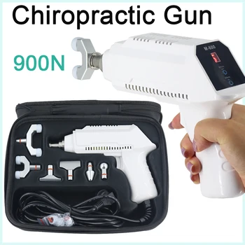 900N Электрические инструменты для регулировки хиропрактики, Массажер для коррекции позвоночника, пистолет-массажер для лечения позвоночника и расслабления мышц