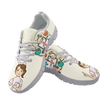 Belidome/ Белая Обувь Медсестры для Женщин, Милая Медицинская Обувь, Повседневные Дышащие Кроссовки для Кормления, Обувь для Бега, Zapatillas Enfermera
