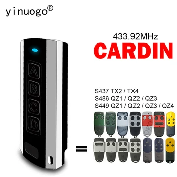 CARDIN S449 S486 QZ1 QZ2 QZ3 QZ4 S437 TX2 TX4 Пульт дистанционного управления для открывания гаражных ворот 433,92 МГц с Подвижным Кодом CARDIN Remote Control