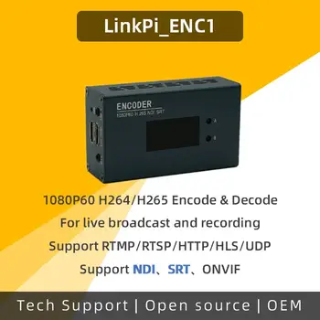 [ENC1] HDMI Кодировщик-декодер 1080P NDI SRT RTMP RTSP Прямая трансляция IPCam