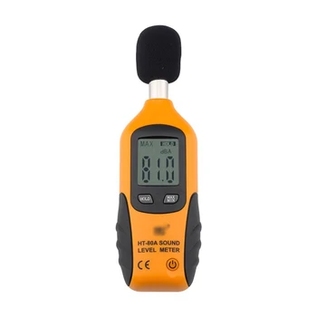 HT-80A шумомер прибор для определения децибелов тестер шума измеритель уровня звука бытовой прибор для измерения громкости