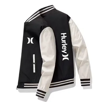 Hurley2023Spring Осенняя Новая Мужская куртка Элитного бренда, Мужская Высококачественная Дышащая Бейсбольная форма, Мужская Спортивная куртка на открытом воздухе