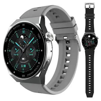 LEMFO Смарт-часы Мужские женские смарт-часы с NFC Bluetooth для вызова 2023 Беспроводная зарядка Watch 3 для телефона Android IOS 15 дней в режиме ожидания
