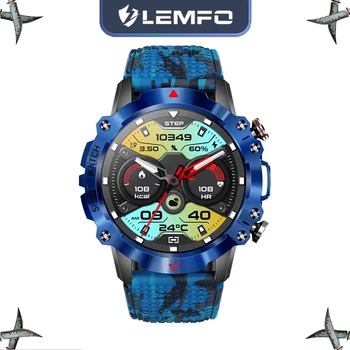 LEMFO Умные часы для мужчин 2023 Спортивные умные часы Bluetooth Call 1,39-дюймовый экран 360 * 360 HD 100 + спортивных часов