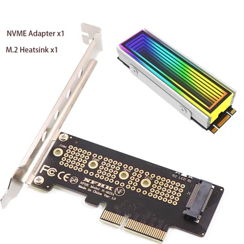 M.2 Адаптер NVME-M2 Адаптер NVME SSD M2 PCIE X4 Интерфейс Адаптера Карты Расширения NVMe SSD-PCIE Адаптер с Алюминиевым Радиатором