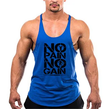Muscle Guys Gym Мужские майки для бодибилдинга Cototn без рукавов с Y образной спинкой, летние Дышащие Удобные подтяжки, рубашка