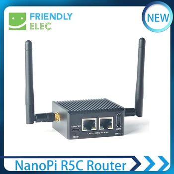 NanoPi R5C Rockchip RK3568B2 A55 Двойной порт Ethernet 2,5 G Поддержка M.2 WiFi модуля HDMI2.0 Linux / Openwrt/Debian/ Ubuntu