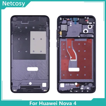 Netcosy Средний Корпус Рамка Безель Пластина Замена крышки для ремонта аксессуаров для телефона Huawei Nova 4 4E