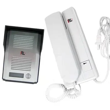 RL-3206B Квартирный Домофон Домашней безопасности Аудио Дверной звонок, функция разблокировки 2-проводной системы внутренней связи