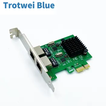 RTL8111 PCIe Двухпортовый гигабитный сетевой адаптер с интерфейсом PCI-E X1, агрегация сетевых карт гигабитного сервера, мягкая маршрутизация