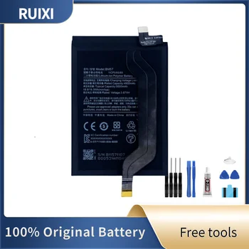 RUIXI Оригинальный Аккумулятор 5000 мАч BM57 Аккумулятор Для Redmi POCO X3 GT Redmi Note 10 Pro + Бесплатные Инструменты RUIXI Оригинальный Аккумулятор 5000 мАч BM