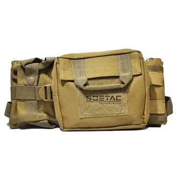 SOETAC Molle Нейлоновая тактическая сумка EDC Многофункциональные поясные сумки для походов, чехол для телефона, спорт на открытом воздухе, скалолазание, походные поясные сумки