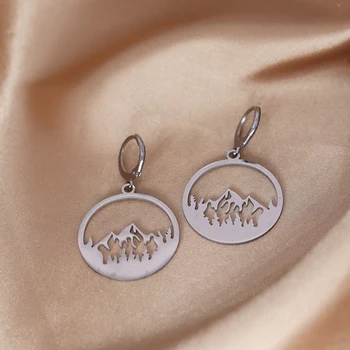 Todorova Stainelss, Стальные Серьги-кольца для альпинистов, Серьги Для женщин и девочек, Винтажные украшения, Подарок на День рождения