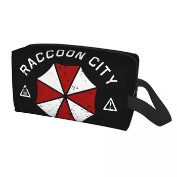 Umbrella Corporations Corp Косметичка женская Kawaii Большой емкости Raccoon City Косметичка для хранения косметических принадлежностей