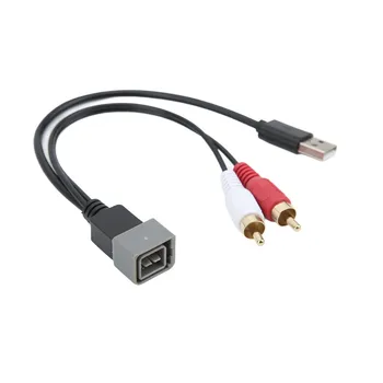USB-адаптер для крепления USB-порта, гибкий кабель для крепления автомобильного радиоприемника