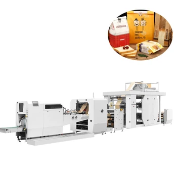 Автоматическая машина для изготовления бумажных пакетов для французского хлеба, высокоскоростная машина для изготовления пакетов с заостренным дном, машина для изготовления пакетов из крафт-бумаги