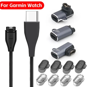 Адаптер Зарядного устройства для Garmin Fenix 7 7S 7X6 6S 6X Forerunner 255 955 945 745 USB Type-C IOS Адаптер Зарядного Устройства SmartWatch Зарядные Устройства