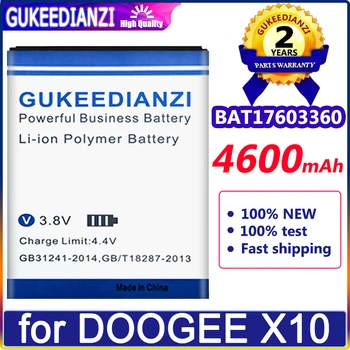 Аккумулятор GUKEEDIANZI 4600mAh BAT17603360 для Doogee X10 X 10 Батарей
