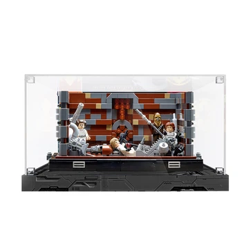 акриловая витрина 3 мм для Lego 75329 75339 Строительные блоки Trench Run Diorama с рисунком Витрина без набора кирпичей