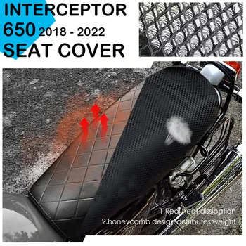 Аксессуары Interceptor 650 Чехол для сиденья мотоцикла, Нескользящая подушка для Royal Enfield INTERCEPTOR 650 2018-2022