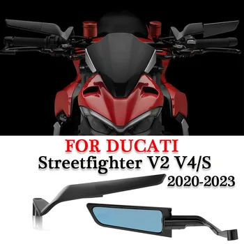 Аксессуары Streetfighter V2 Зеркало Заднего Вида Мотоцикла Для Ducati Streetfighter V4 V4S Невидимое Зеркало Winglet Зеркало Заднего Вида