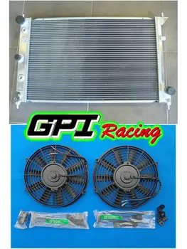 Алюминиевый радиатор GPI для Ford Falcon BA BF V8 Fairmont XR8 и XR6 Turbo + вентиляторы