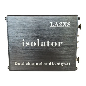 Аудиоизолятор LA2XS Фильтр шумоподавления Устраняет текущий шум Двухканальный аудиоизолятор микшера 6.5 XLR