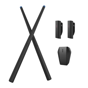 Барабанная палочка для детей, набор карманных барабанных палочек для тенора с ножными педалями, адаптер Bluetooth